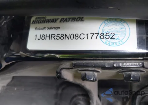 2008 Jeep Grand Cherokee Limited z USA, uszkodzony, nr VIN 1J8HR58N08C177852